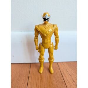 Rare Power Rangers Gold Ninja Steel Figure